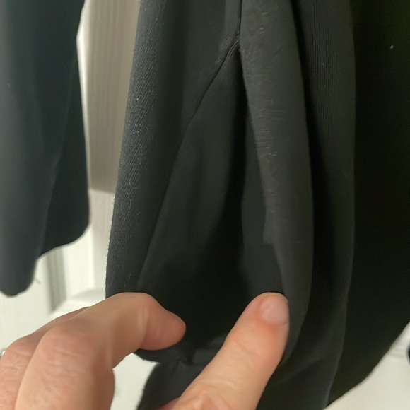 Black cotton open style light weight cardigan - Picture 4 of 5